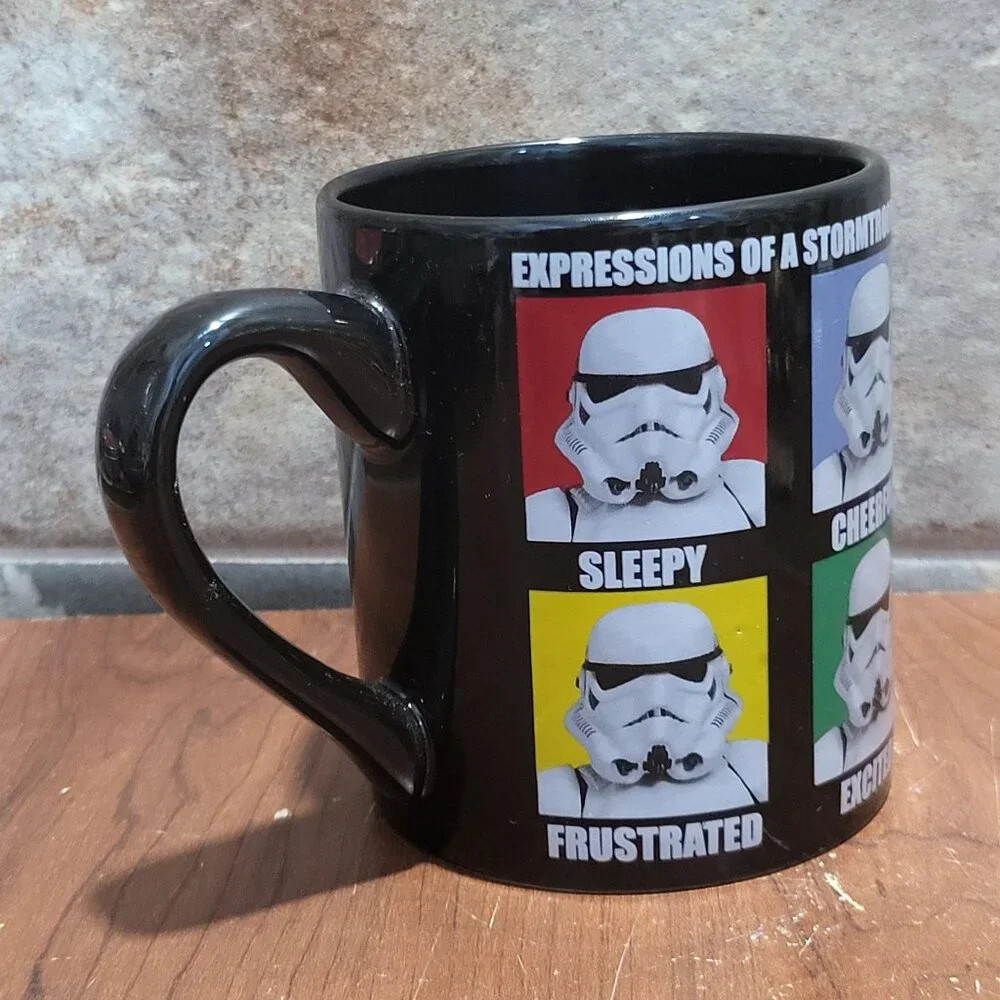 VTG Star Wars Coffee Mug Expressions of a Stormtrooper 14 oz